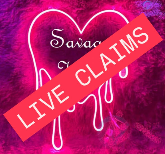 Live Sale Claims/Deposit